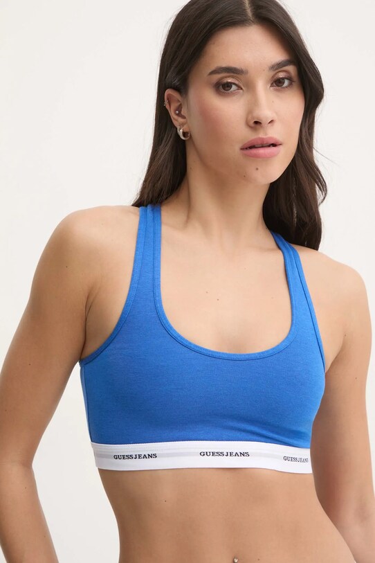 Бюстгальтер Guess Jeans дрібний узор блакитний W4BZ31.KBBU1