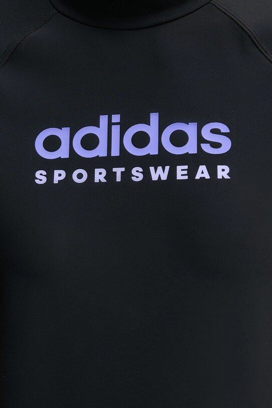 Plavecké tričko s dlouhým rukávem adidas W RASHGD LS černá JD2141