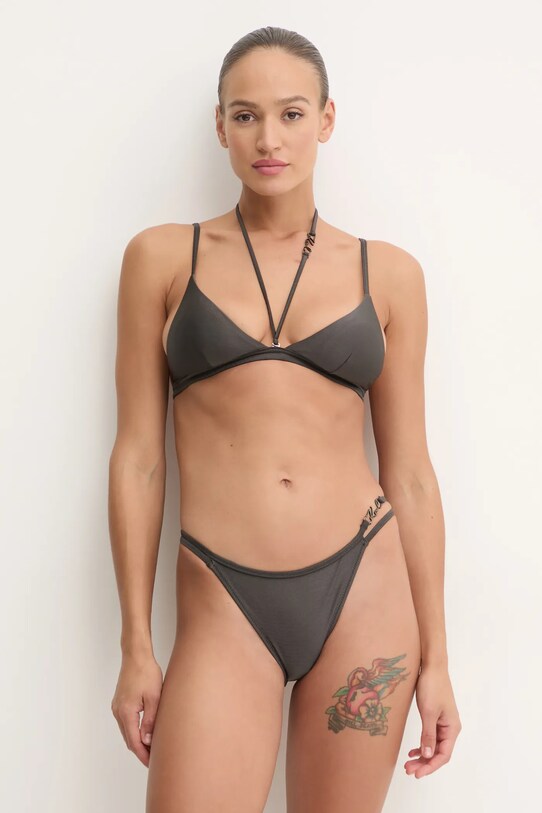 Купальний бюстгальтер Karl Lagerfeld A1W46021 сірий SS25