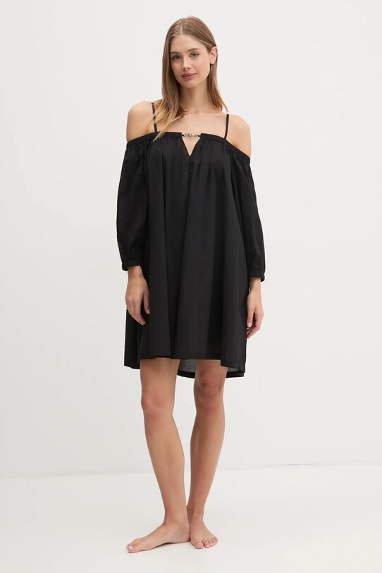 Karl Lagerfeld rochie de plajă A1W46029 negru SS25