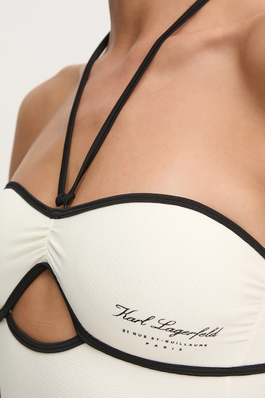 Слитный купальник Karl Lagerfeld бежевый A1W46031