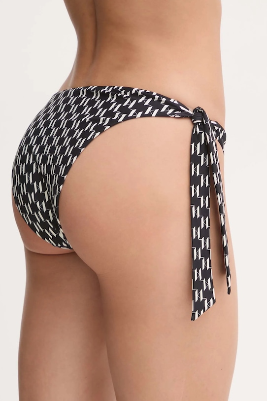 Plavkové kalhotky Karl Lagerfeld A1W46042 černá SS25