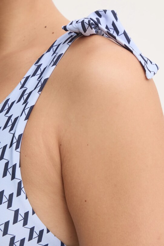 Karl Lagerfeld costum de baie dintr-o bucată A1W46043 albastru