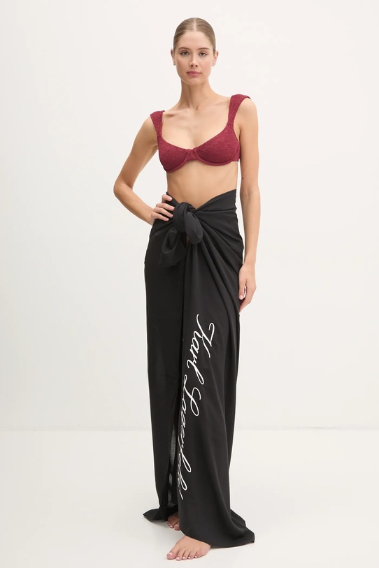 Парео Karl Lagerfeld HOTEL KARL чорний A1W46096