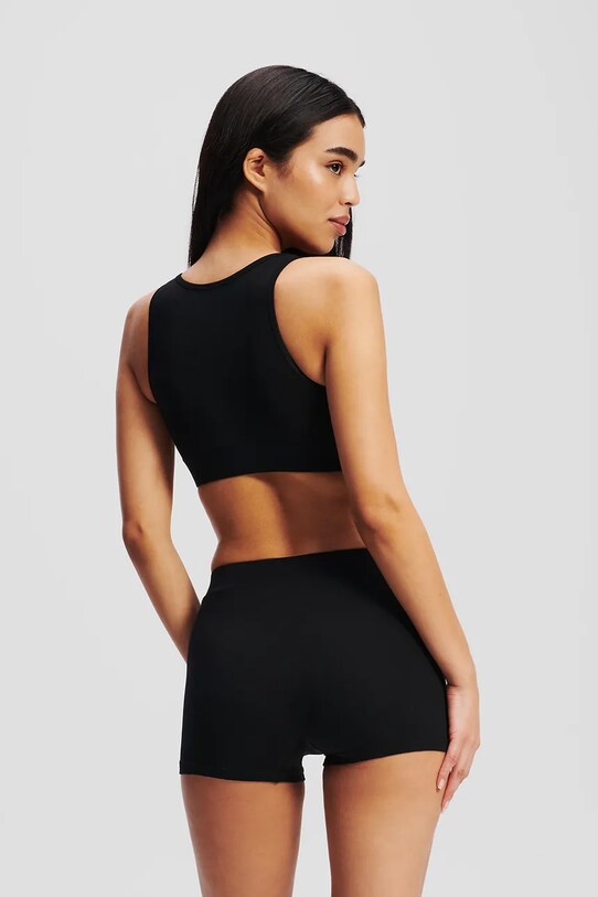 Bavlnená súprava Karl Lagerfeld A1W47060 čierna SS25