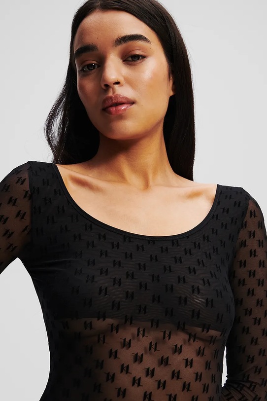 Îmbrăcăminte Karl Lagerfeld body A1W47067 negru