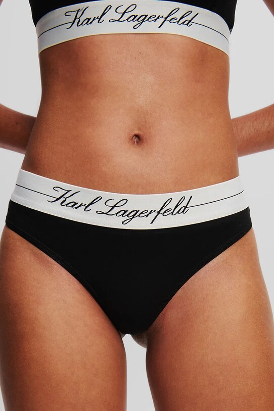 Одяг Стринги Karl Lagerfeld A1W47095 чорний