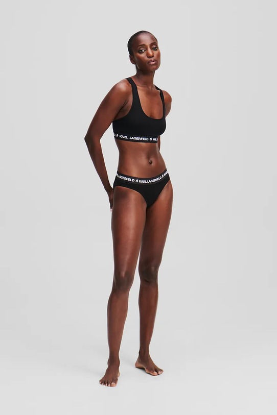 Бавовняні труси Karl Lagerfeld 3-pack LOGO BRIEF A1W47148 чорний