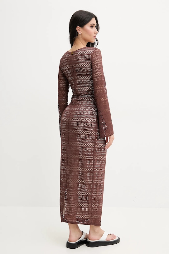 Odzież Twinset sukienka plażowa 251LB2GDD brązowy