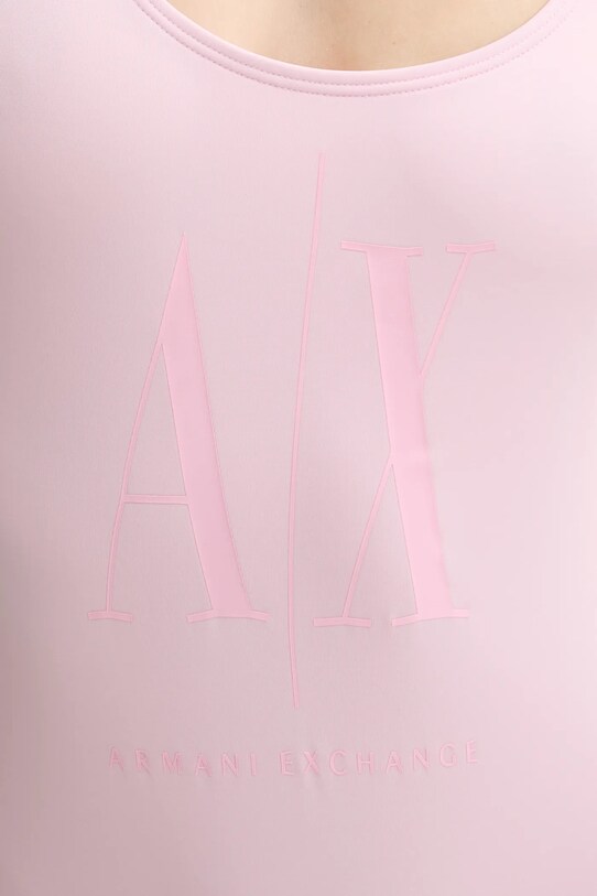 Armani Exchange jednoczęściowy strój kąpielowy różowy XW000912.AF13650