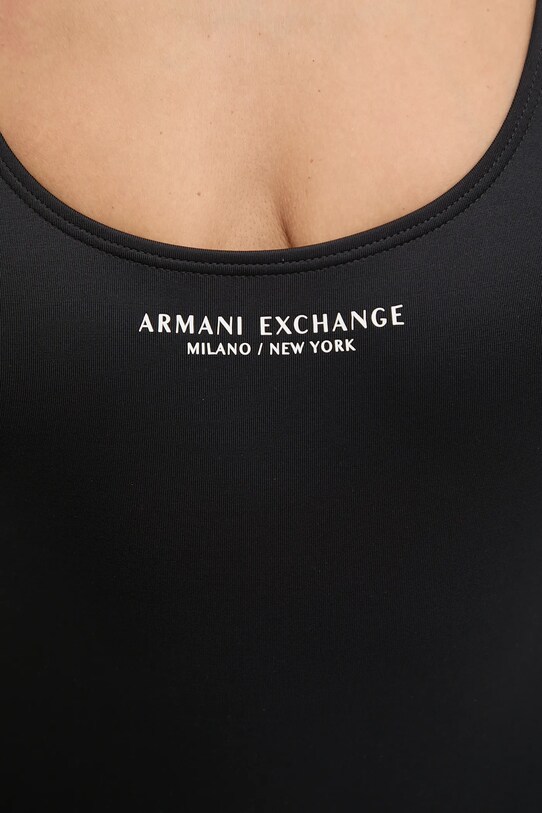 Armani Exchange jednoczęściowy strój kąpielowy czarny 943072.CC601.NOS