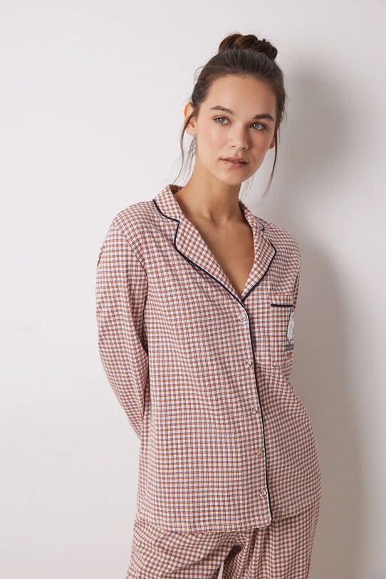Pamučna pidžama women'secret MOOMIN 3138616 narančasta SS25