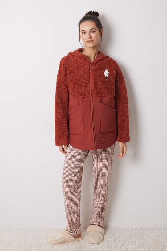 women'secret halat MOOMIN 4418926 burgundia