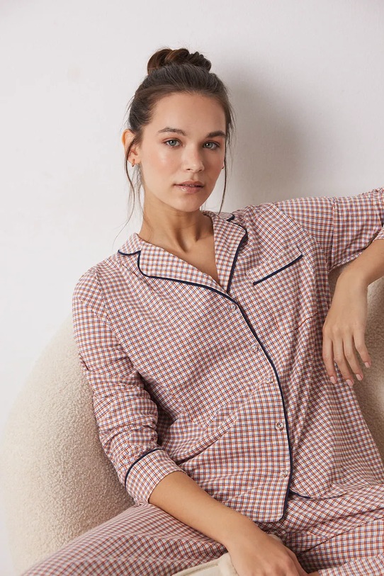 women'secret set de pijama de bumbac MOOMIN portocaliu 3138620