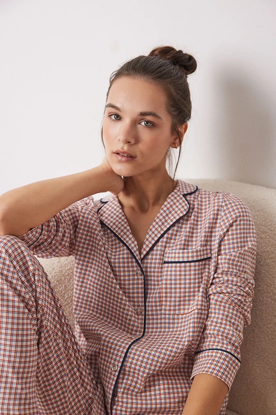 women'secret set de pijama de bumbac MOOMIN 3138620 portocaliu