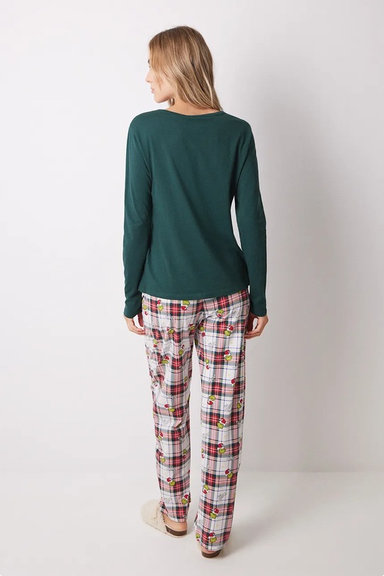 Pamučna pidžama women'secret GRINCH 3138653 zelena