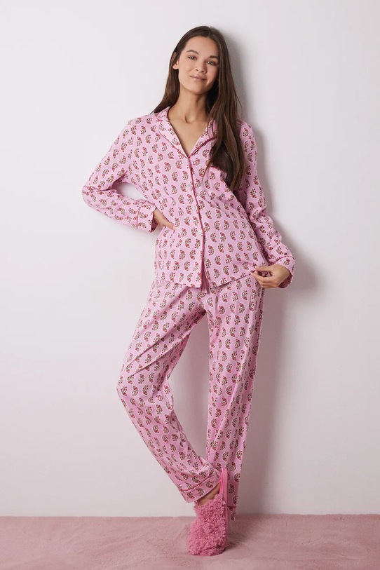 Βαμβακερές πιτζάμες women'secret VERY MERRY βαμβάκι ροζ 3138659