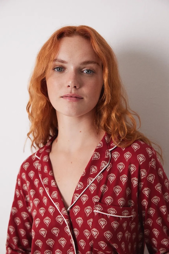 Ruházat women'secret pizsama LOVE ACTUALLY GENERIC PJ 4758230 piros