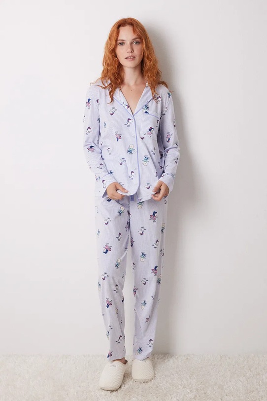 Βαμβακερές πιτζάμες women'secret SNOOPY βαμβάκι μπλε 3138613