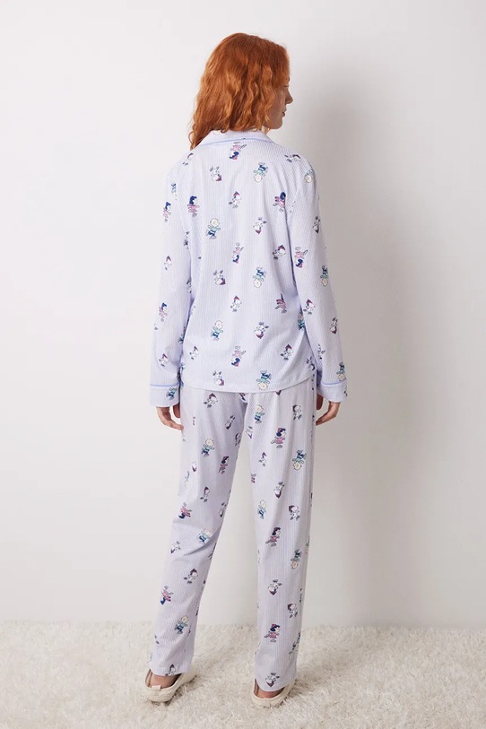 Βαμβακερές πιτζάμες women'secret SNOOPY 3138613 μπλε