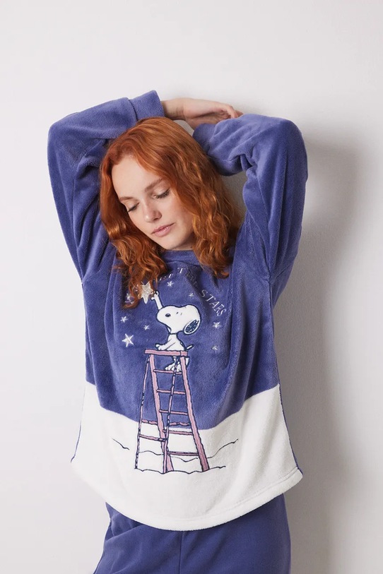 Ρούχα Πιτζάμα women'secret SNOOPY 3138628 μπλε