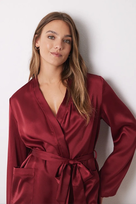 women'secret szlafrok SENSE LIMITED EDITION 2538175 bordowy SS25