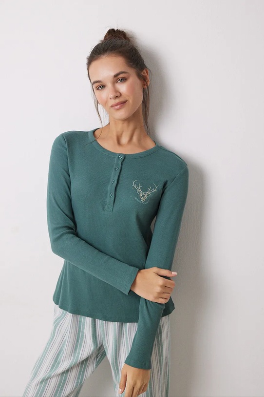 Хлопковая пижама women'secret HARRY POTTER 3138601 зелёный SS25