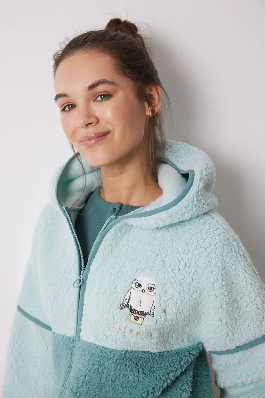 Odzież women'secret szlafrok HARRY POTTER 4418929 zielony