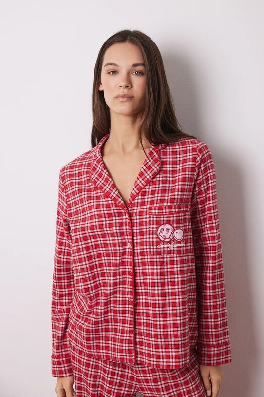 women'secret pijamale de bumbac VERY MERRY 3138656 rosu SS25