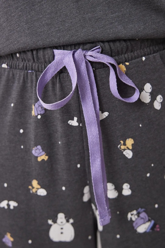 Pyžamo women'secret SNOOPY sivá 3138617