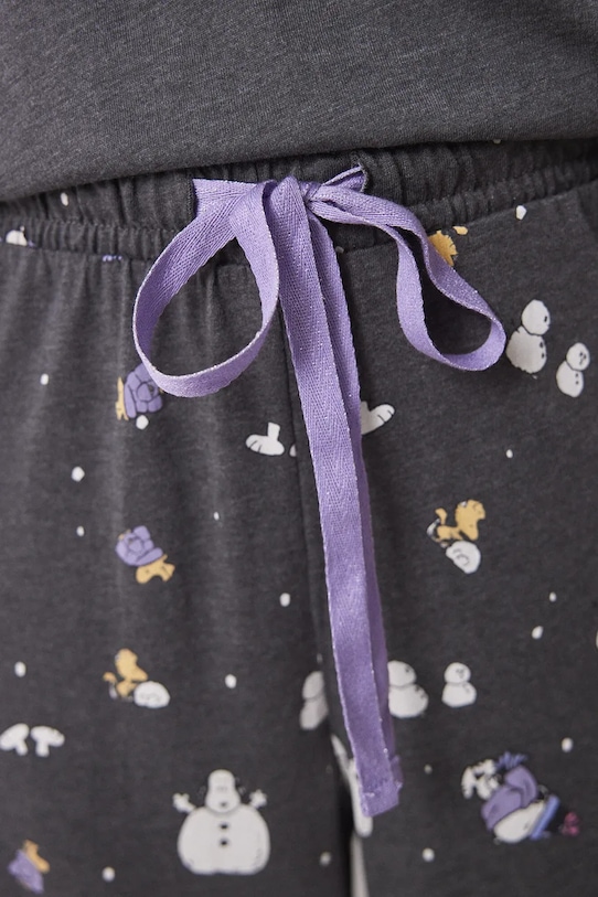 Pyžamo women'secret SNOOPY sivá 3138617