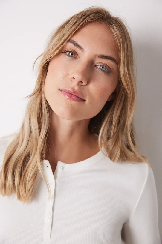 Îmbrăcăminte women'secret set de pijama de bumbac WISH 3138593 bej