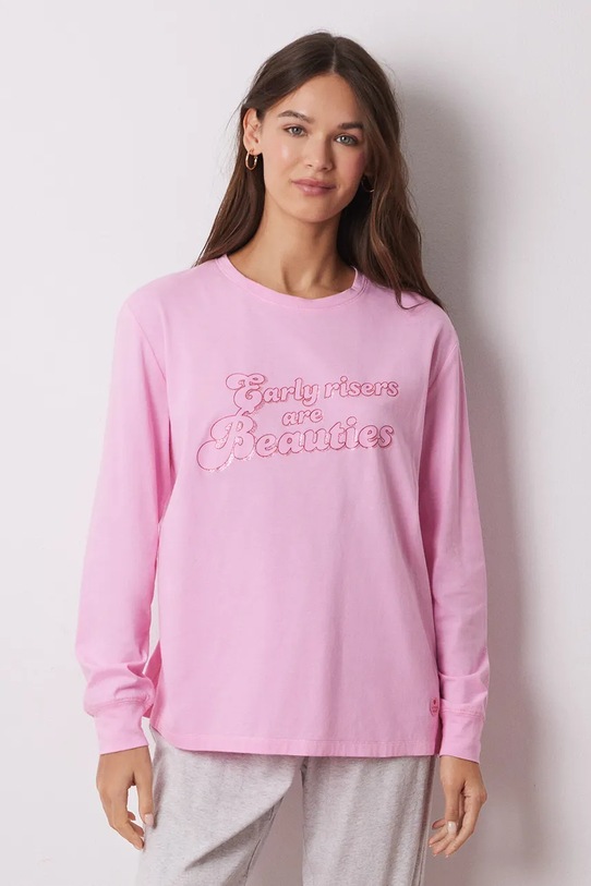 Бавовняна піжама women'secret LA VECINA RUBIA 3138632 рожевий SS25