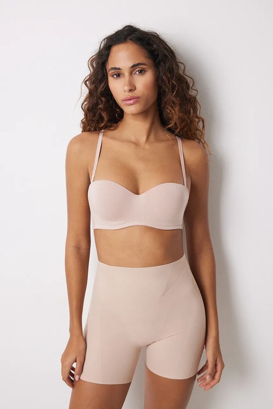 women'secret pantaloni scurti modelatori SHAPE MICRO BONDING bej 5182795