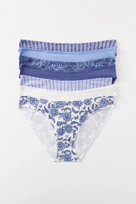 women'secret pamut alsónadrág 7 db 4938305 kék SS25