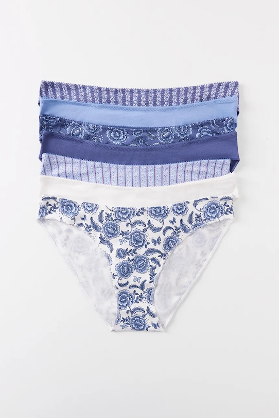 women'secret figi bawełniane 7-pack 4938305 niebieski SS25