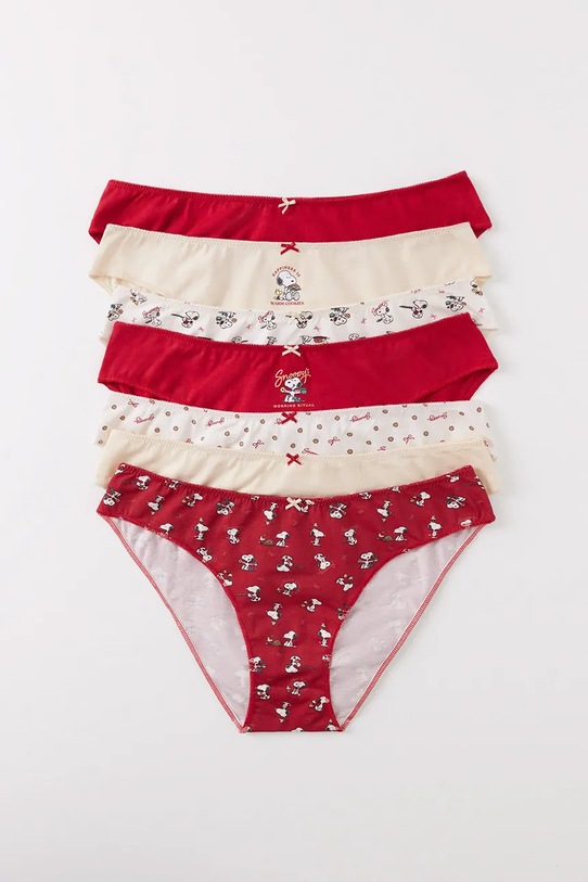 Bavlnené nohavičky women'secret PACKS 3 7-pak 4938308 modrá SS25