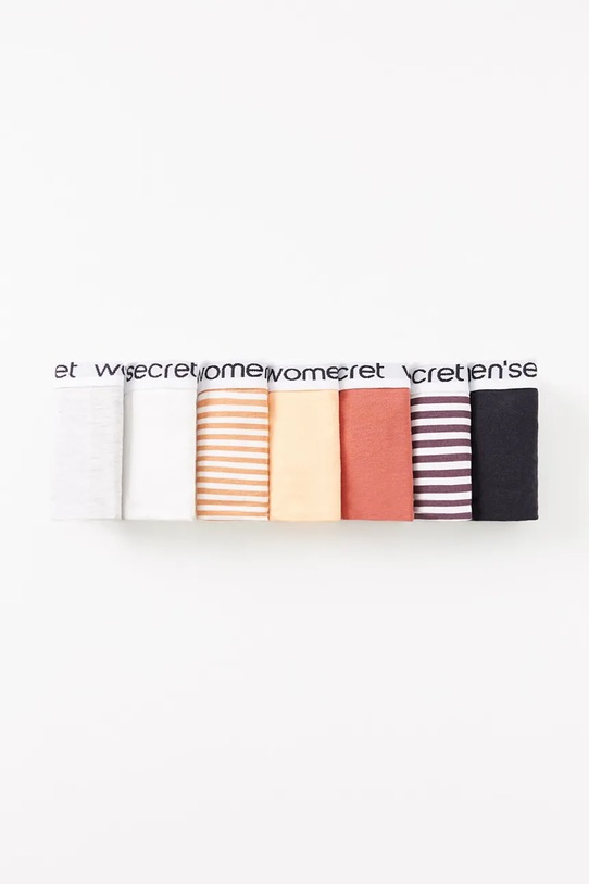 Βαμβακερά εσώρουχα women'secret PACKS 3 7-pack βαμβάκι μπεζ 4938319