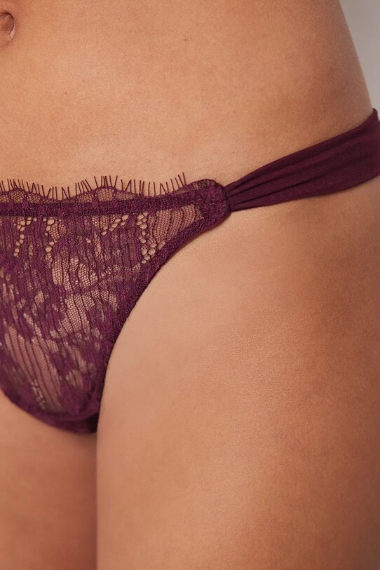 women'secret tanga SENSE LIMITED EDITION 5358644 burgundia SS25