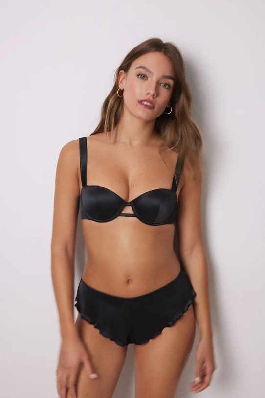 women'secret biustonosz SENSE LIMITED EDITION 7918870 czarny SS25