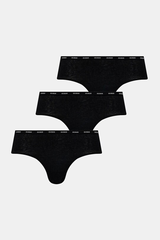 Spodnjice Guess 3-pack Bombaž črna O5RG12.K6YW1