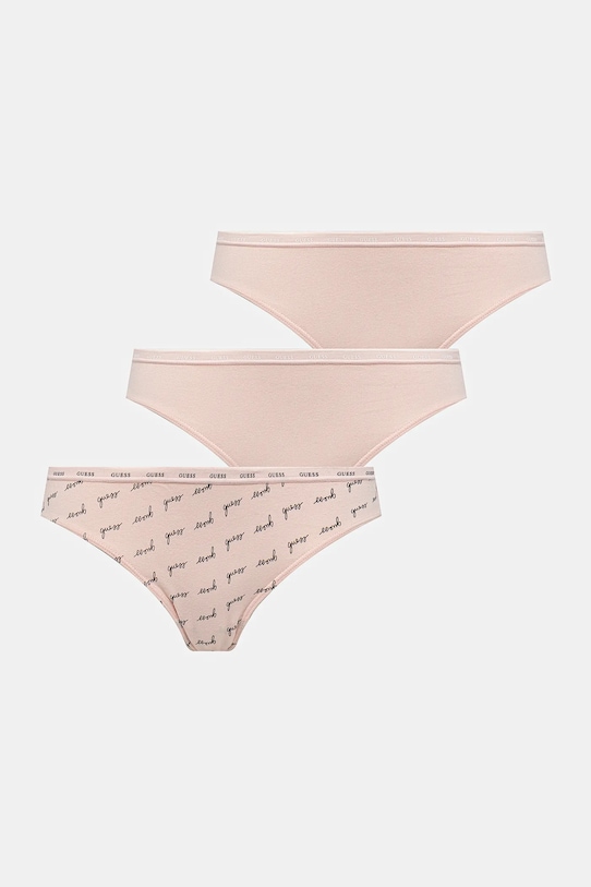 Guess figi 3-pack wzorzyste beżowy O5RG15.K6YW1