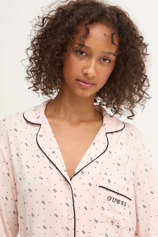 Guess pijama SASHA O5RX08.KCIN2 portocaliu