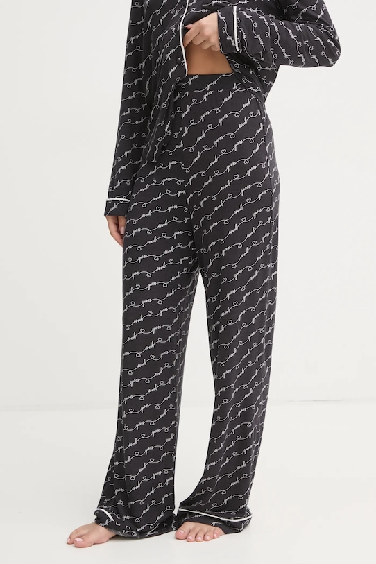 Guess piżama SASHA czarny O5RX08.KCIN2