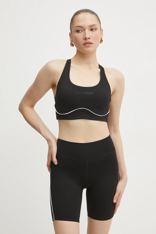 Σουτιέν PLEIN SPORT με ενίσχυση μαύρο SAEC.WJU0078.STE003N