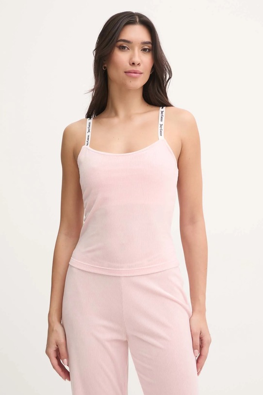 Пижамный топ Juicy Couture ELINA RIB VELOUR TOP розовый JCLCT125501