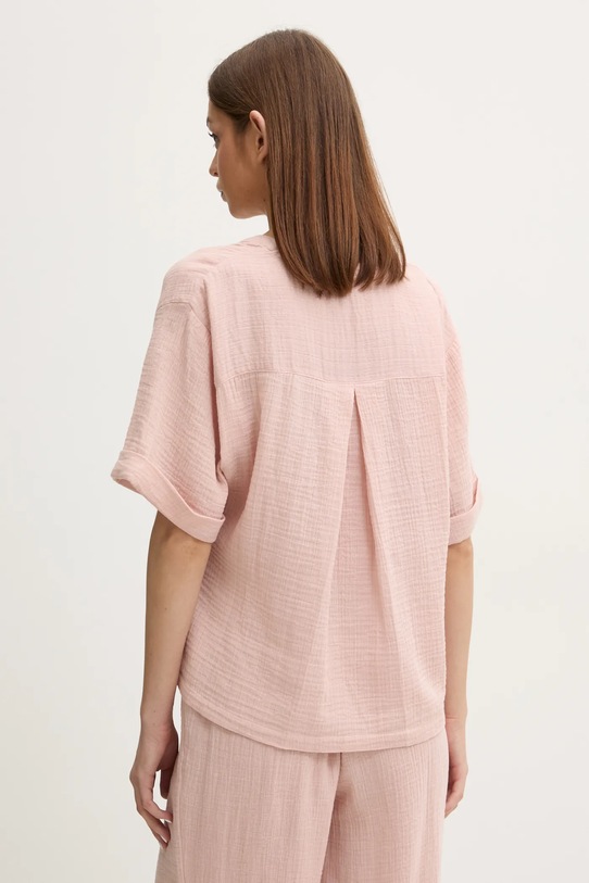 Îmbrăcăminte Chantelle tricou de pijama din bumbac C18OJ5 roz