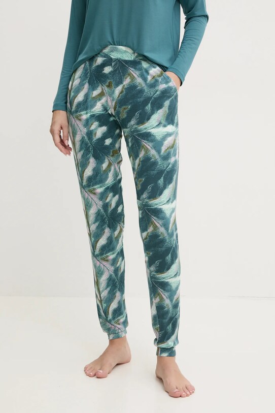 Штани лаунж Chantelle з еластаном бірюзовий FN7660