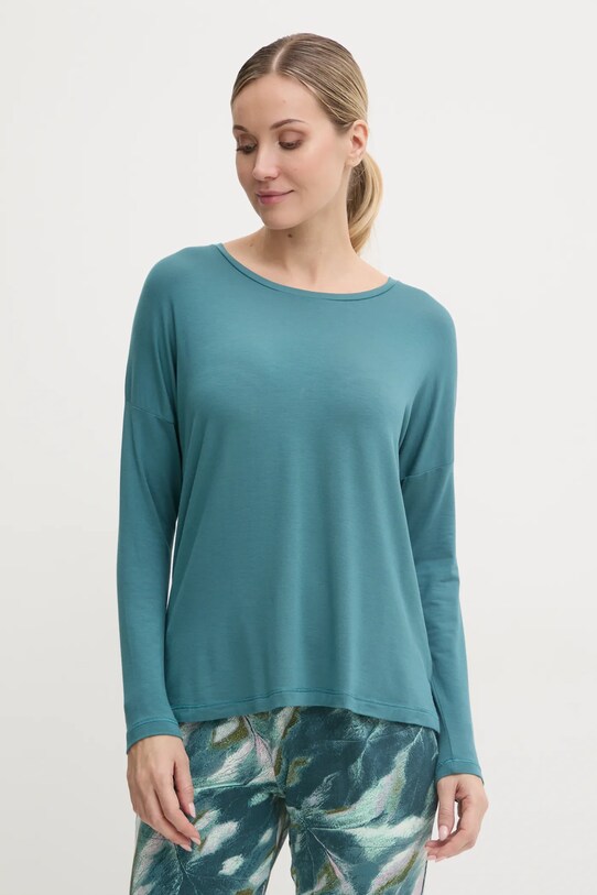 Chantelle longsleeve lounge uni turcoaz FN7690