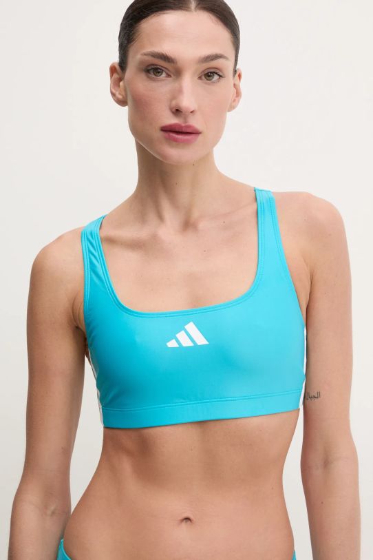 adidas Performance costum de baie din două piese 3 Srtipes JP0151 turcoaz SS25